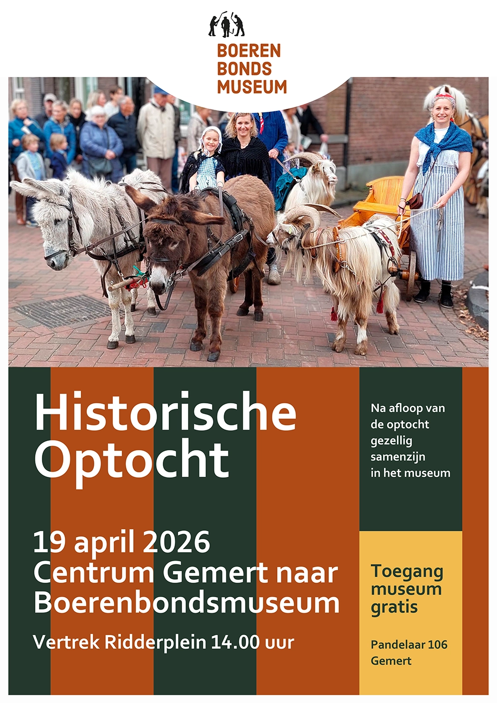 Poster Historische optocht 2026